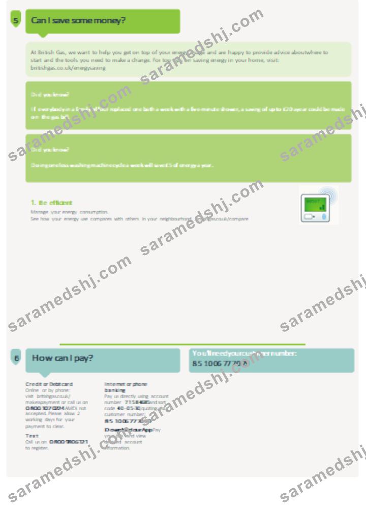 British gas utility business bill,  SCR, page 3